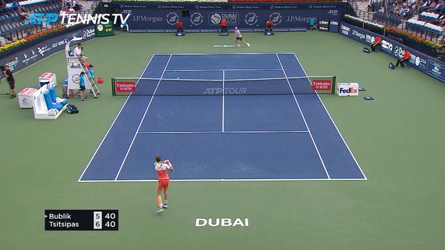 Tsitsipas battles past Bublik to reach Dubai quarters
