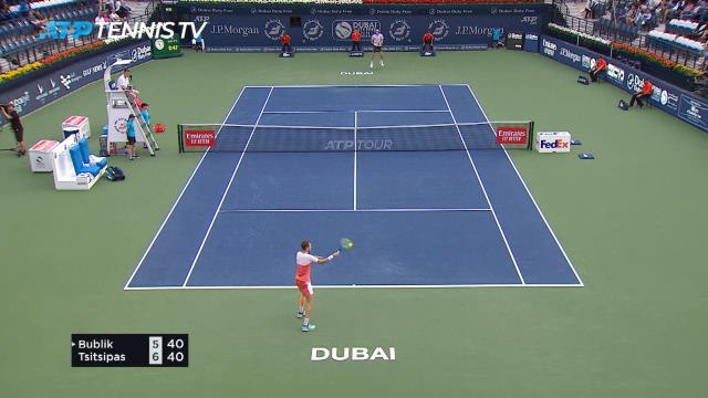 Tsitsipas battles past Bublik to reach Dubai quarters