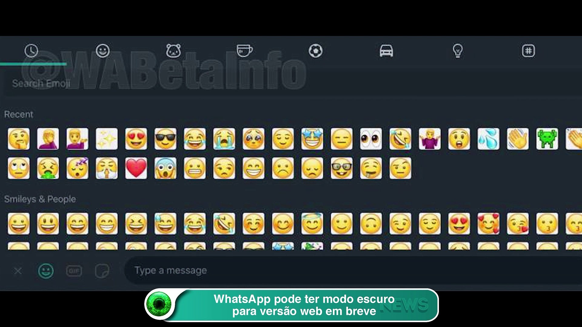 ⁣WhatsApp pode ter modo escuro para versão web em breve