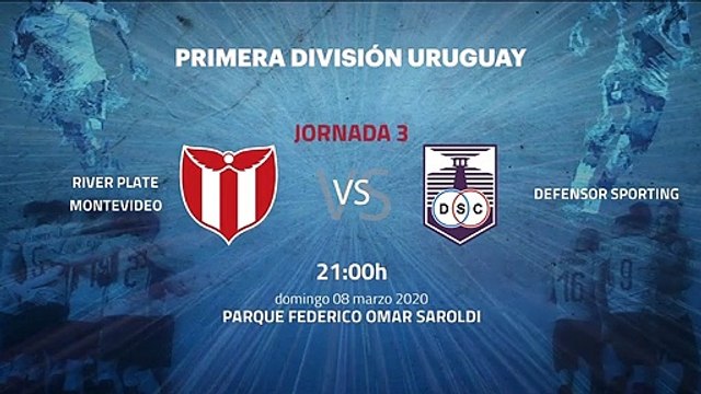 Previa partido entre River Plate Montevideo y Defensor Sporting Jornada 3 Apertura Uruguay
