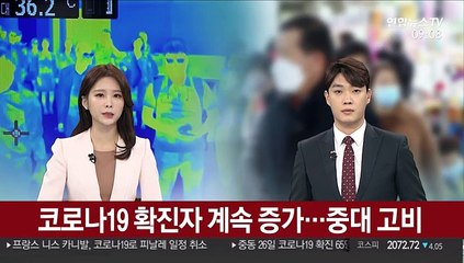 [출근길 인터뷰] 코로나19 확진자 계속 증가…중대 고비