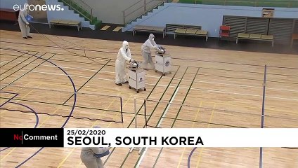Covid-19 : opération désinfection en Corée du Sud