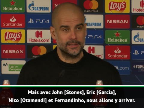 8es : Guardiola : Nous allons nous en sortir, même sans Laporte