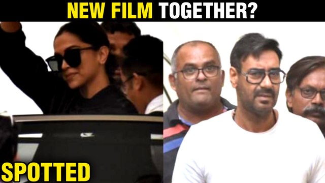 Deepika Padukone And Ajay Devgn To Come Together For A Project Spotted TOGETHER