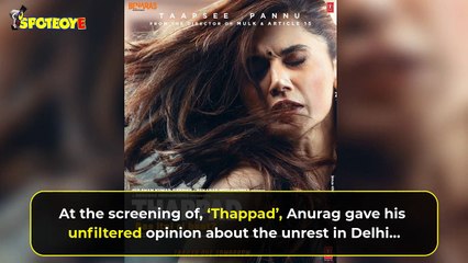 Anurag Kashyap's Bold Statement At The Screening Of Taapsee Pannu’s Thappad