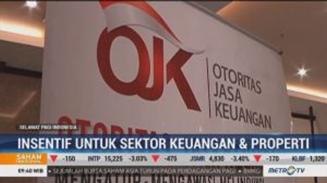 Insentif untuk Sektor Keuangan dan Properti Terdampak Corona