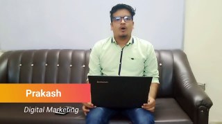 Digital Marketing Course Testimonial Video By Prakash Purohit at Ace Web Academy