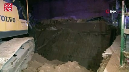 Başkent’te 3 katlı hırdavatçı dükkanı çöktü