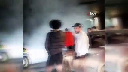 İstanbul'da asker uğurlama terörü kamerada