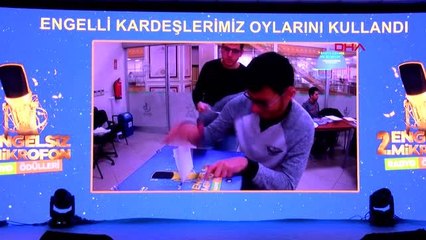 İstanbul-2. engelsiz mikrofon ödülleri sahiplerini buldu