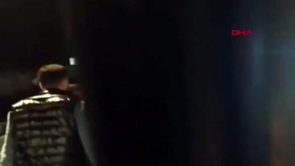 Beşiktaş'ta sürücülerin yumruklu kavgası kamerada