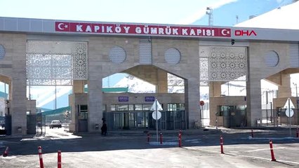 Van kapıköy sınır kapısı'nda koronavirüs önlemleri devam ediyor