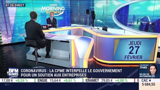 François Asselin (CPME): La CPME interpelle le gouvernement pour un soutien aux entreprises affectées par le coronavirus - 27/02