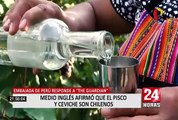 Gobierno chileno habría promovido reportaje que reconoce al cebiche y pisco sour como oriundos de Chile
