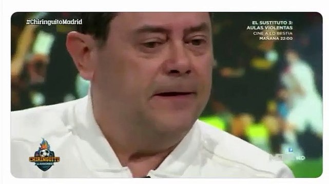 Tomás Roncero rompe a llorar tras la debacle del Madrid en el Bernabéu