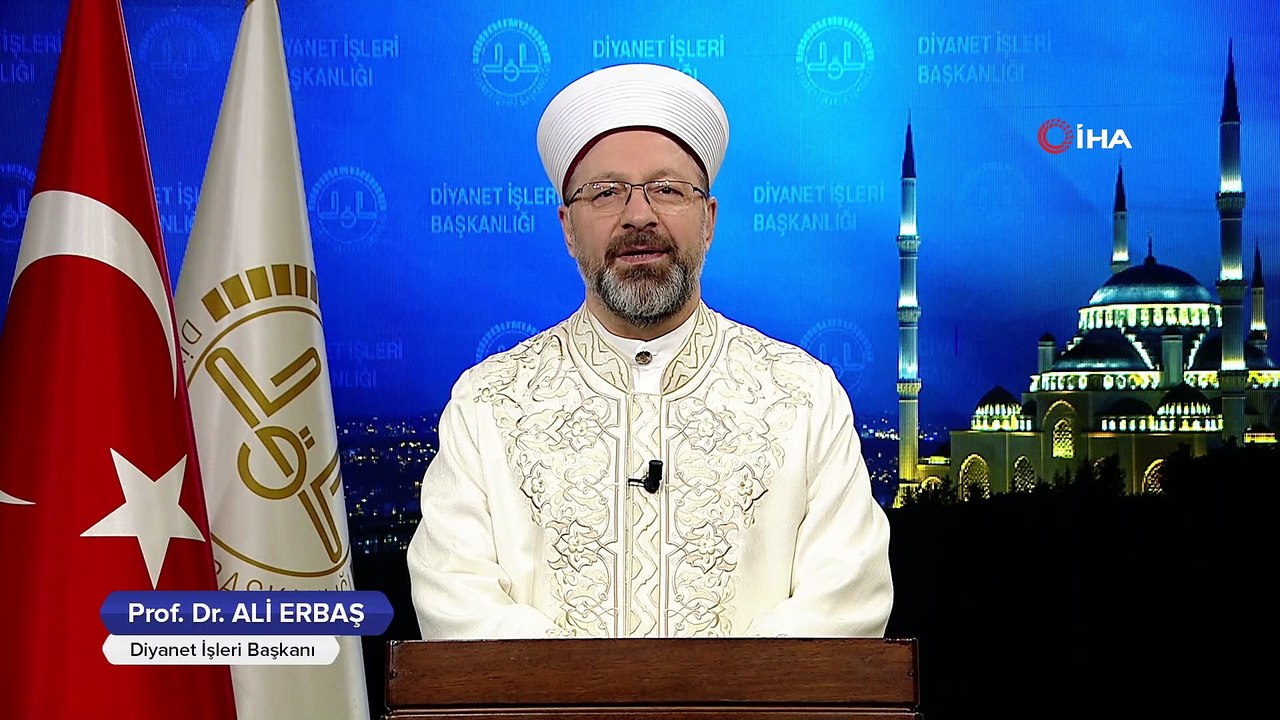 Diyanet İşleri Başkanı Erbaş'tan Regaip Kandili mesajı