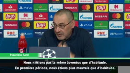 Sarri : "Nous étions trop lents"