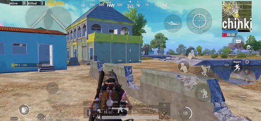 PUBG Mobile || Last circle fight out of zone 1 vs 8  || can i  survive