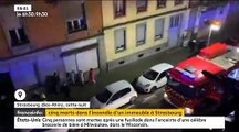 Incendie meurtrier cette nuit à Strasbourg: Les pompiers annoncent au moins 5 morts selon un premier bilan qui fait état également de 7 blessés