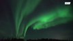 Os céus de Murmansk oferecem uma espetacular visão das luzes do Norte