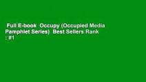 Full E-book  Occupy (Occupied Media Pamphlet Series)  Best Sellers Rank : #1