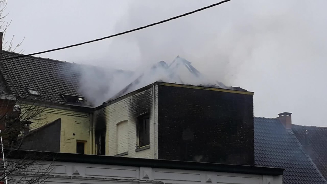 Leuze en Hainaut incendie rue du Gard 30