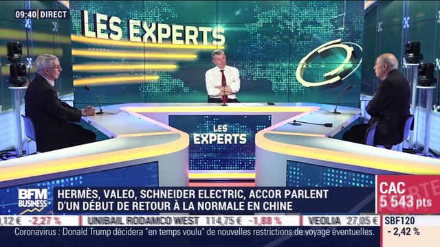 Les Experts: Hermès, Valeo, Schneider Electric et Accor parlent d'un début de retour à la normale en Chine - 27/02