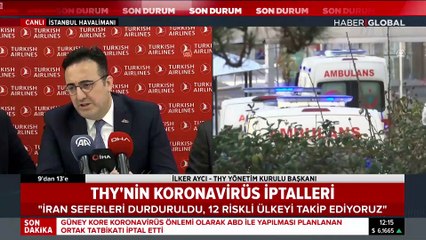 THY'den koronavirüs iptalleri açıklaması!