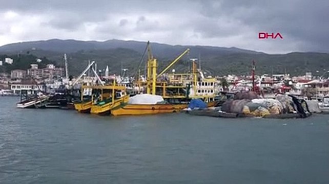 Deniz ulaşımına lodos engeli