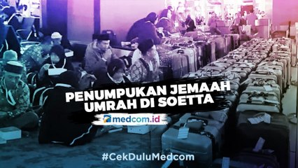 Penumpukan Jemaah Umrah di Terminal 3 Bandara Soetta