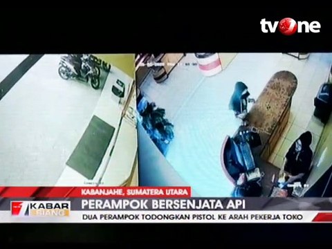 Dua Perampok Bersenjata Api Gasak Toko di Kabanjahe