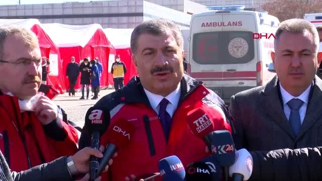 Ağrı sağlık bakanı koca, gürbulak sınır kapısı'nda açıklamalarda bulundu