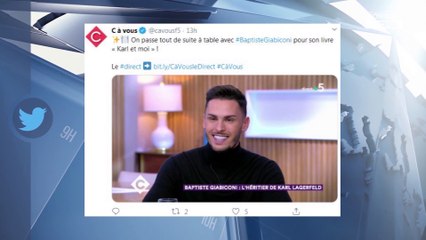 Baptiste Giabiconi se confie sur la première fois où Karl Lagerfeld l'a vu nu