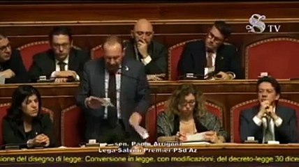 Arrigoni - La bocciatura da parte del governo dei nostri emendamenti al Milleproroghe (26.02.20)