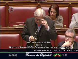 Sgarbi - Sarete maledetti! (26.02.20)