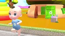 Kids Funny Cartoon - Baby Beka helps Funny Monkey to brush his teeth and opens surprise chests
