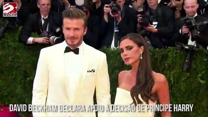 David Beckham declara apoio á decisão de Príncipe Harry