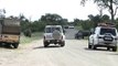 Furious rhino charges towards vehicle on South Africa safari