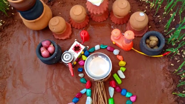 Mini Egg Omelette | Mini Egg Cooking | Mini Food Recipes | Mini Omelette | Miniature Omellette