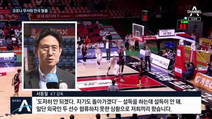 “코로나19 무서워”…프로농구 KT 더햄, 한국 탈출