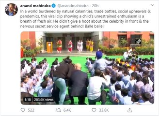 Melania Trump enjoys folk dance performance by school children | Oneindia Malayalam