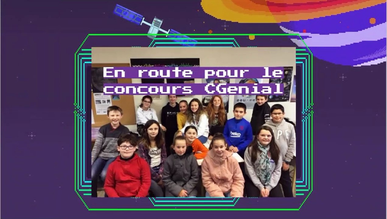 clip concours CGénial 2019-2020 "Le club Astro-Mytho est dans la Lune !"