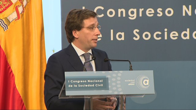 Almeida ensalza la fortaleza institucional de España