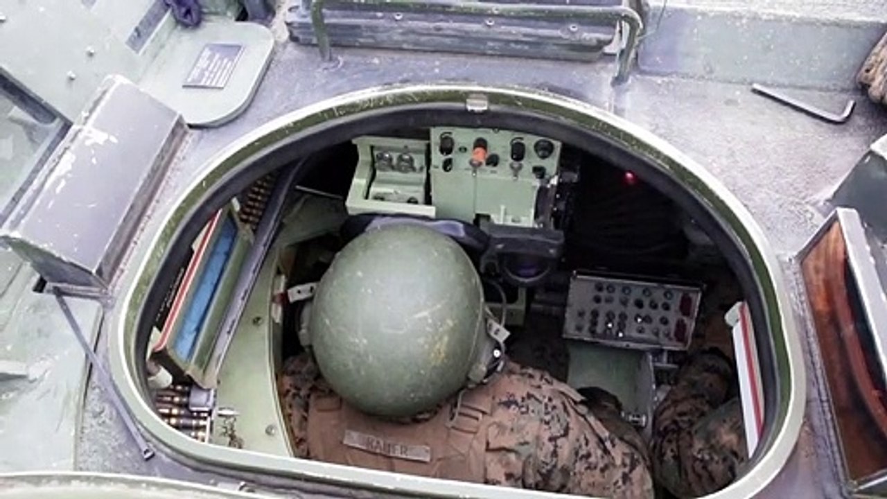 U.S. Marines with Light Armored Reconnaissance Live Fire