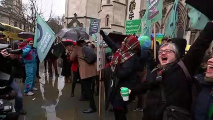 Reactions outside court as Heathrow lose third runway ruling