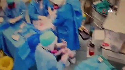 Koronavirüsün en küçük mağduru 350 saatlik savaşı kazandı