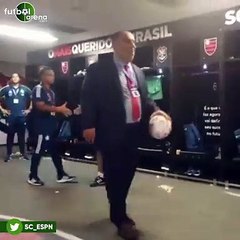 Flamengo başkan yardımcısından çılgın dans