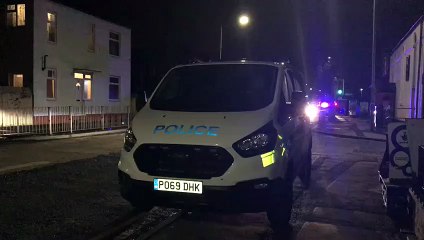 This is why there was a large police presence in Lostock Hall last night