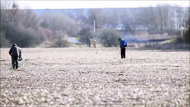 Toddy's Digs metal detectorists enjoying a day metal detecting near The Kelpies