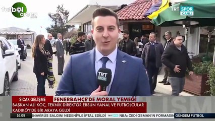 Fenerbahçe'de moral yemeği